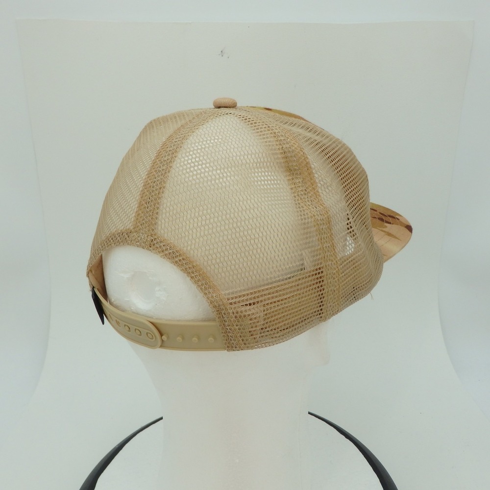 Grizzly Griptape Company Trucker Style Snapback Unisex Hat Sand Camouflage NWOT - Picture 5 of 12